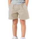 Bermuda Infantil Menino Sarja Lisa Bolso Confortavel Bege