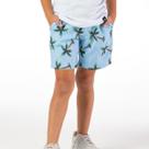 Bermuda Infantil Praia Tactel Estampada com Elástico