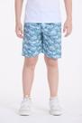 Bermuda Infantil Tactel Dinos Verde