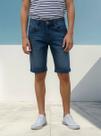 BERMUDA JEANS C/ ELASTANO DELAVÊ Nº 10