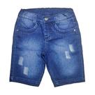 Bermuda Jeans Ciclista Feminina Infantil Tam. 04 ao 08