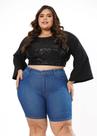 Bermuda Jeans Ciclista Plus Size Basica