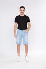 Bermuda Jeans Claro Tradicional Masculina Elastano Bermuda Jeans Claro Tradicional Masculina Elastano