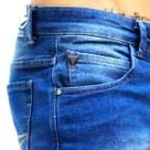 Bermuda Jeans Com Elastano