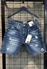 Bermuda Jeans Destroyed com Lavagem Média 44 Bermuda Jeans Destroyed com Lavagem Média 44