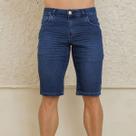 Bermuda Jeans Espelho Bordado Relevo Masculina Revanche Albócelo