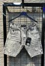 Bermuda Jeans Estonada com Cordão 42 Bermuda Jeans Estonada com Cordão 42