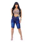 Bermuda Jeans Feminina Adulto Bermuda Jeans Feminina Adulto