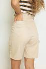 BERMUDA JEANS feminina cargo com bolso na lateral ,estilosa despojada