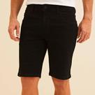 Bermuda Jeans Forum Paul Slim Ve26 Preto Masculino
