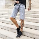 Bermuda Jeans Lavado Masculina Com Rasgado 949541