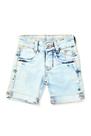 Bermuda Jeans Lavagem Delaver Bebê Do 1 Ao 3