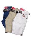 Bermuda Jeans Lycra Bebe Menino Infantil 1 a 4 anos