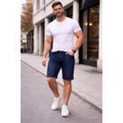 Bermuda Jeans Masc. Tradicional Comfort Vilejack VMBC0043 Cor:AzulTamanho:46