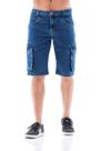 Bermuda Jeans Masculina Arauto Confort Cargo