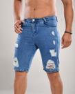 Bermuda jeans masculina