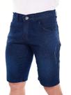 Bermuda Jeans Masculina de Estilo Tradicional Rústica Puída Destroyer Bermuda Jeans Masculina de Estilo Tradicional Rústica Puída Destroyer