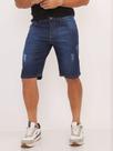 Bermuda jeans masculina destroyer puido Bermuda jeans masculina destroyer puido