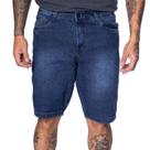 Bermuda Jeans Masculina Max Denim Reta Azul