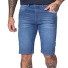 Bermuda Jeans Masculina Preston Slim Azul Claro Bermuda Jeans Masculina Preston Slim Azul Claro