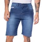 Bermuda Jeans Masculina Preston Slim Azul