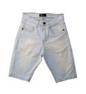 Bermuda Jeans Masculina Skinny com Elastano - Tecido Premium de Qualidade - Jeans Claro