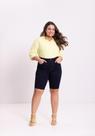 Bermuda Jeans Plus Size Ciclista Chapa Barriga Lunender 20383