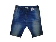 Bermuda Jeans Premium Masculina Slim Fit com Elastano - Tecido Premium de Qualidade marca Rock Soda