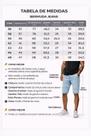 Bermuda Jeans Sarja Skinny Masculino