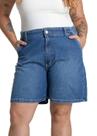 Bermuda Jeans Sawary Plus Size - 281367 - Azul médio 52