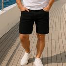 Bermuda Jeans Slim Casual Masculina Elastano 412