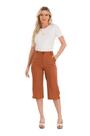 Bermuda Jorts Linho Premium Robe Belle - Canela