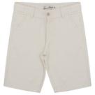Bermuda Juvenil Look Jeans Linho Bege