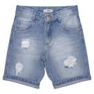 Bermuda Juvenil Look Jeans Puídos Jeans Bermuda Juvenil Look Jeans Puídos Jeans