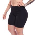 Bermuda Legging Feminina Zero Tranparência Short Cós Alto Lisa Fitness Academia Treino Esporte