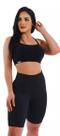 Bermuda Legging Fitness Suplex Cintura Alta Esportiva