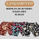 Bermuda Liganete Plus Size Senhora Malha Fria Elástico Feminina Bermuda Liganete Plus Size Senhora Malha Fria Elástico Feminina
