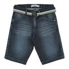 Bermuda Look Jeans c/ Cinto Jeans - UNICA - 10