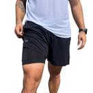 Bermuda Masculina 2 em 1 Corrida Bolso Térmico De Compressão