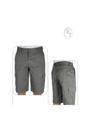 Bermuda Masculina Cargo Sarja Chumbo Plus Size R Sete Conforto