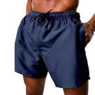 Bermuda masculina com bolso praia academia treino tactel Tamanho:PCor:Marinho