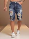 Bermuda Masculina com Navalhados Pit Bull Jeans 87927