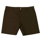 Bermuda Masculina Contra Regra Sarja Caqui Plus Size