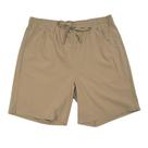 Bermuda Masculina Delkor Plus Size Tactel Marrom Claro