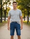 Bermuda Masculina Ecko Unltd Ek460 Jeans Clássica