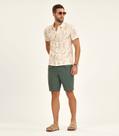 Bermuda Masculina em Linho Diametro Verde