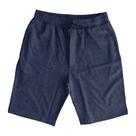 Bermuda masculina em tecido moletinho liso, cor marinho, marca basic +, tamanho gg