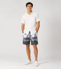Bermuda Masculina Estampada Tactel Força Do Mar Amarelo Bermuda Masculina Estampada Tactel Força Do Mar Amarelo