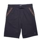 Bermuda Masculina Gangster Plus Size Texturizada Preto