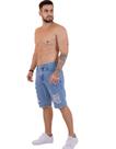 Bermuda Masculina Jeans Destroyd